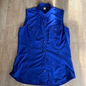 Eddie Bauer Sleeveless Travex Shirt M Purple